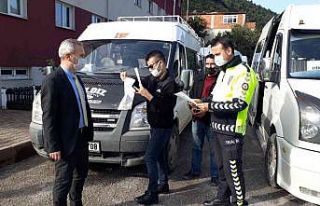 İnebolu’da okul servisleri denetlendi