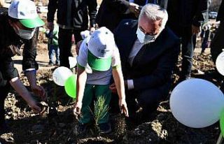 Isparta Çandır’da 12 Bin 503 fidan toprakla buluştu