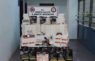 Isparta’da 22 kilogram kaçak sigara ele geçirildi