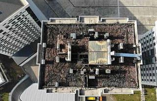 İşten çıkarılan kapıcının yaktığı binadaki...