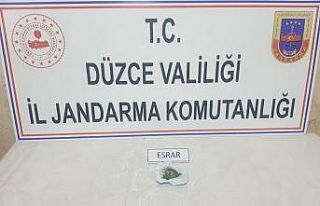 Jandarma ekiplerinin şüphelendiği şahsın üzerinden...
