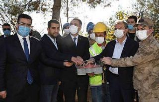 Jandarma özel harekat camisinin temeli dualarla atıldı