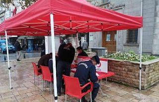 Jandarmadan kan bağışı desteği