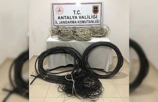 Kablo hırsızlarına operasyon