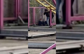 Kadıköy’de lunaparkta eğlenmek isterken trenden...