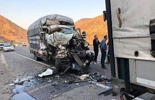 Kamyon sürücüsü direksiyon hakimiyetini kaybetti,...
