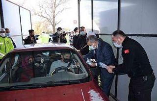 Karaman’da emniyet kemeri denetimi