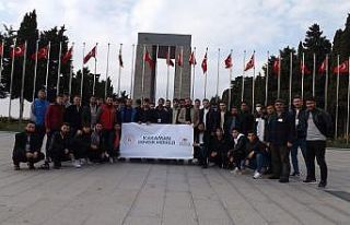 Karamanlı gençler Çanakkale’yi gezdi