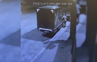 Kargo aracıyla gelip rögar kapağını çaldılar