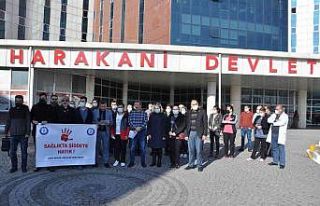 Kars’ta darp edilen sağlık çalışanına destek...