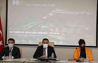 Kars’ta kış tedbirleri masaya yatırıldı