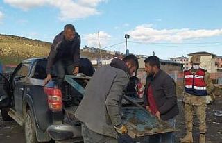 Kars’ta sulama kanallarının kapaklarını çalan...