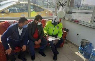 Kars’ta taksiciler 12 kural hakkında bilgilendirildi