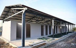 Kartepe’de sokak hayvanları için hazırlanan merkezin...
