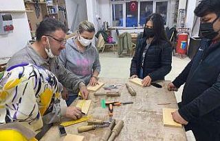 KASMEK’in ahşap restorasyon kursunda uygulamalı...