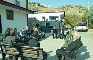 Kaymakam Arslantürk, köylülerle bir araya geldi