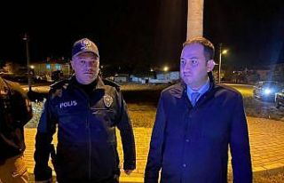 Kaymakam Bolat, gece yarısı yapılan güvenlik ve...