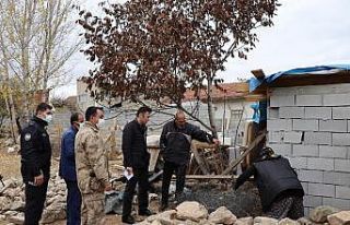 Kaymakam Gülderen köylerde incelemelerini sürdürüyor