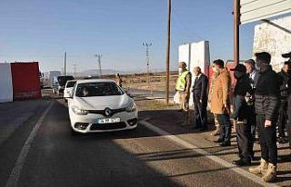 Kaymakam İlidi’den emniyet kemeri kontrolü
