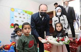 Kaymakam Solak Kur’an kursunu ziyaret etti