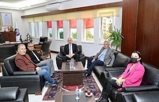 Kaymakam Yiğit, Başkan Atabay’la bir araya geldi