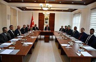 Kaymakamlarla değerlendirme toplantısı