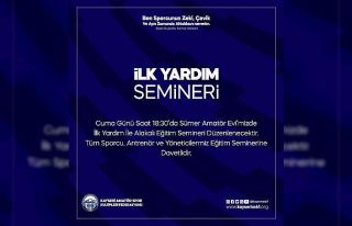 Kayseri ASKF ilk yardım semineri düzenleyecek