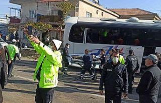 Kayseri’de kamyonetle çarpışan yolcu otobüsü...