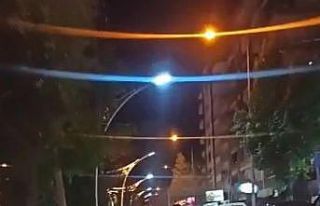 Kaza anı canlı yayına takıldı