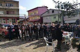 Kendi asarak intihar eden adam son yolculuğuna uğurlandı