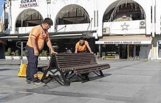 Kent mobilyaları ve peyzaj çalışmaları aralıksız...