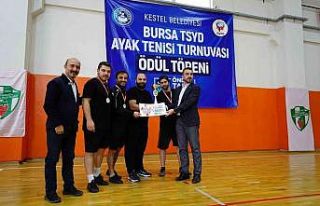 Kestel Belediyesi TSYD Ayak Tenisi Kupası’nda şampiyon...