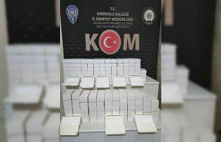 Kırıkkale’de 30 bin adet makaron ele geçirildi