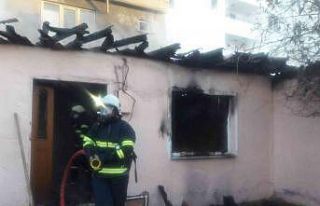 Kırklareli’nde ev yangını