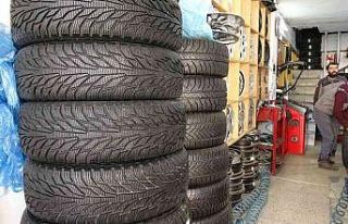 Kış lastiğinde ikinci ele rağbet arttı