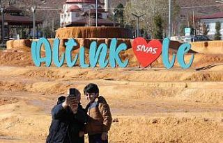 Kışın açık havada termal su keyfi
