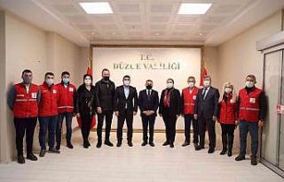 Kızılay’dan Vali Atay’a ziyaret