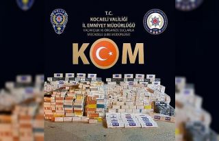 Kocaeli’de tır dorsesinde kaçak sigara ve cep...