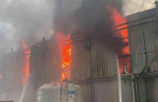 Kocaeli’nde büyük fabrika yangını