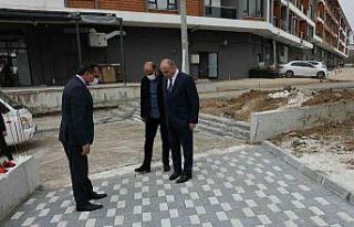 Konuralp’te yol çalışmaları sürüyor