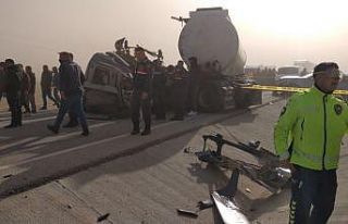 Konya’da kum fırtınası zincirleme kazaya sebep...