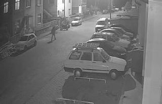 Konya’daki kundaklama anı kamerada