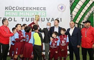 Küçükçekmece’de mini minikler turnuvası heyecanı...