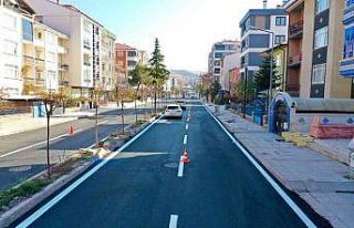 Kurtuluş Caddesinin alt ve üstyapısı tamamlandı