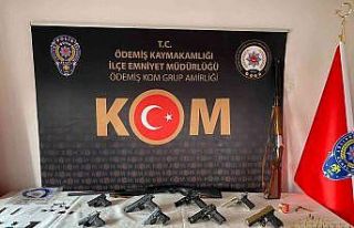 Kuru sıkıdan bozma tabanca yapan şüpheli yakalandı