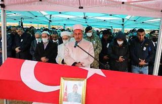 Kuzey Irak şehidi son yolculuğuna uğurlandı
