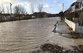 Lodos Saros sahillerini yuttu