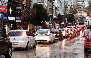 Lodos yerini yağmura bıraktı.