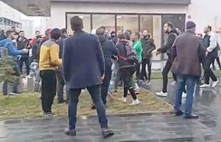 Maç sonu çıkan kavga güçlükle yatıştırıldı