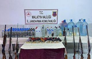 Malatya’da jandarmadan silah ve uyuşturucu operasyonu